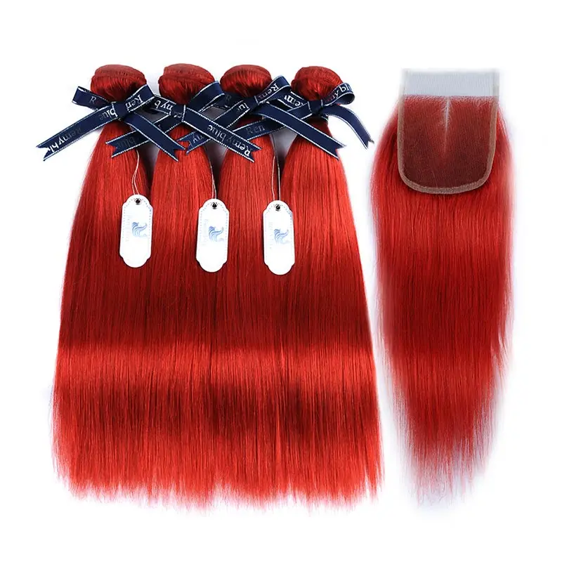 Remy Blue Hair Burgundy Bundles With Closure Straight Brazilian Hair 4 Bundles With Closure Red Remy Human Hair Weave Extensions Remy Blue Hair Burgundy Bundles With Closure Straight Brazilian Hair 4 Bundles With Closure Red Remy Human Hair Weave Extensions
