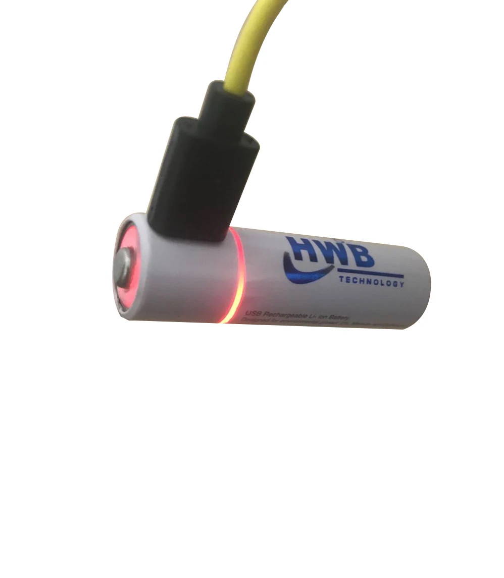 1 шт Новый 5 V AA 1200mAh литий полимерный Li po ионный аккумулятор USB перезаряжаемые