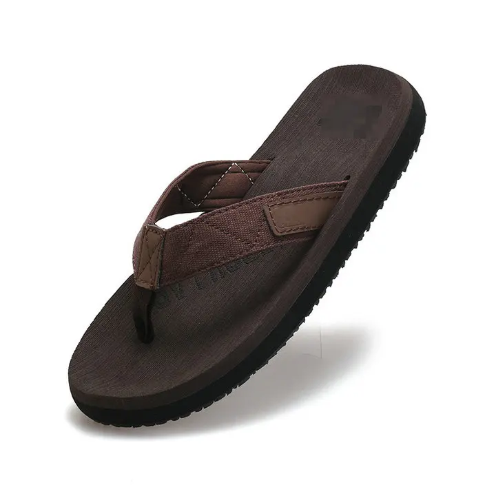 High Quality Popular Outdoor Beach Flat Sandals Man Slippers Mens Rubber Sole Orthotic Flip Flops (13)