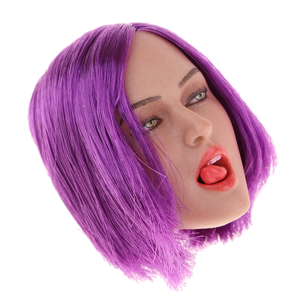 1/6 Scale Seamless European Shape Body Big Busts Carving Head Sculpt Model for 12'' TTL Enterbay /Kumik  Dolls Parts