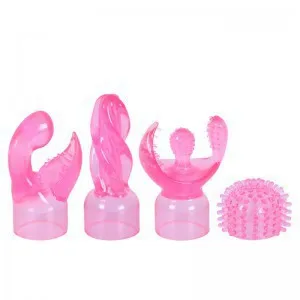  ORISSI 4pcs/loit AV Magic Wand G-Spot Stimulating AV Headgears Sex Toys AV Massager Head Body Massager Adult Products 