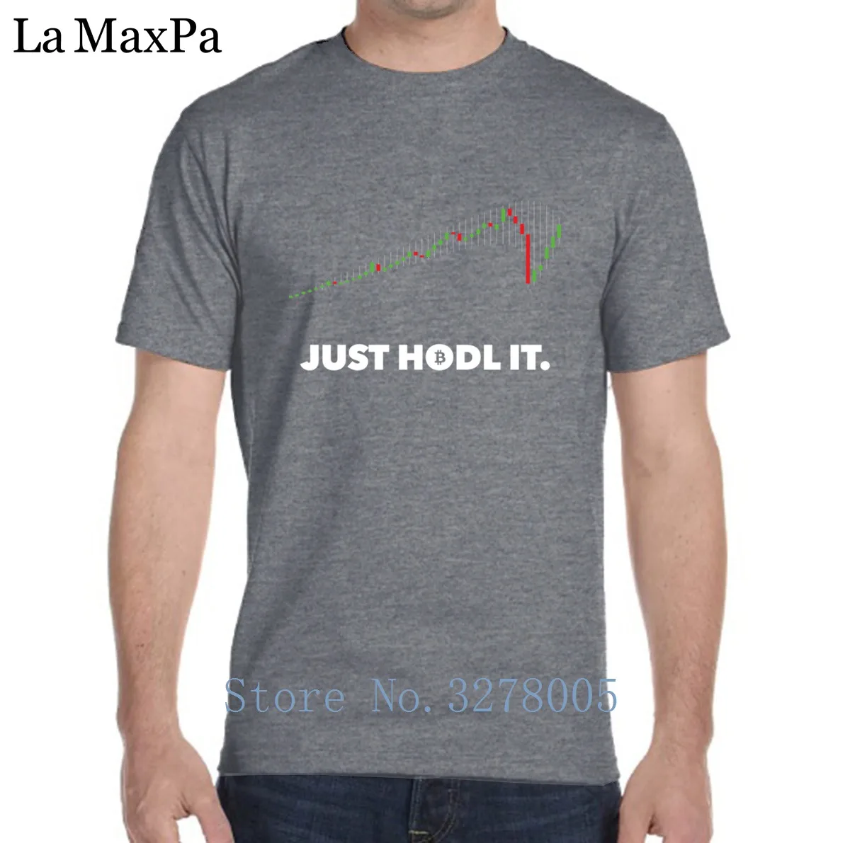 Костюм, Мужская футболка, дышащая, Just Hodl It For men, новинка, Camisetas Hombre, летняя, Биткоин, евро размер, криптовалюта, хип-хоп - Цвет: Dark Gray