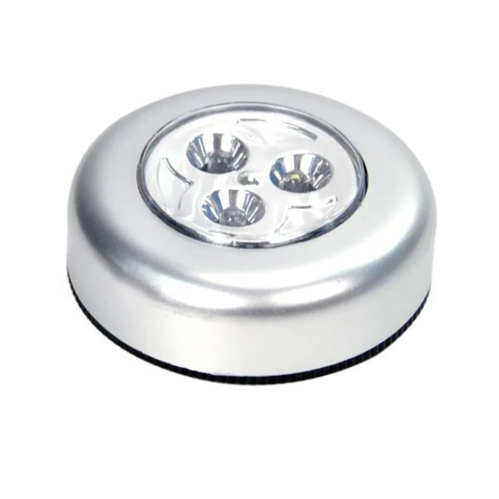 

50 W Plastic Auto Touch Lamp Powered Wall Ceiling 3 LED Night Light ECO Lamp For Home Kitchen Decor Emergency Wardrobe Light