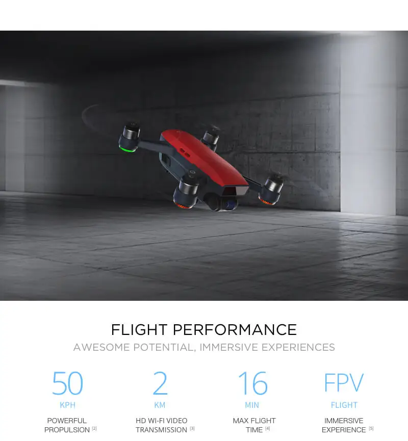 DJI Spark fly more combo mini smart FPV Wi-Fi Карманный ручной селфи Дрон с 1080P HD камерой управление жестами