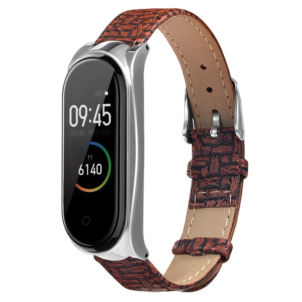 Умный Браслет OMESHIN для Xiaomi Mi Band 4 легкий кожаный ремешок часов 25 см Регулируемая