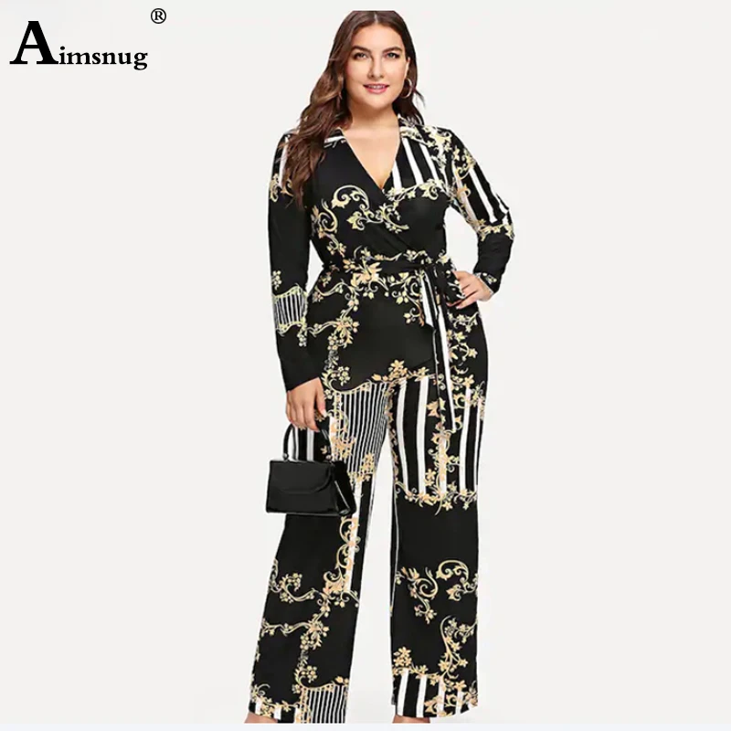 

Boho 2019 Sexy printed long sleeve bodysuit Women High waist V-neck Female jumpsuit rompers summer vintage playsuit overalls