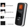 Автономная RFID-система контроля доступа по отпечатку пальца, биометрический считыватель 125 кГц, Открыватель двери, поддержка SD-карты WG26 + 10 шт... ► Фото 3/6