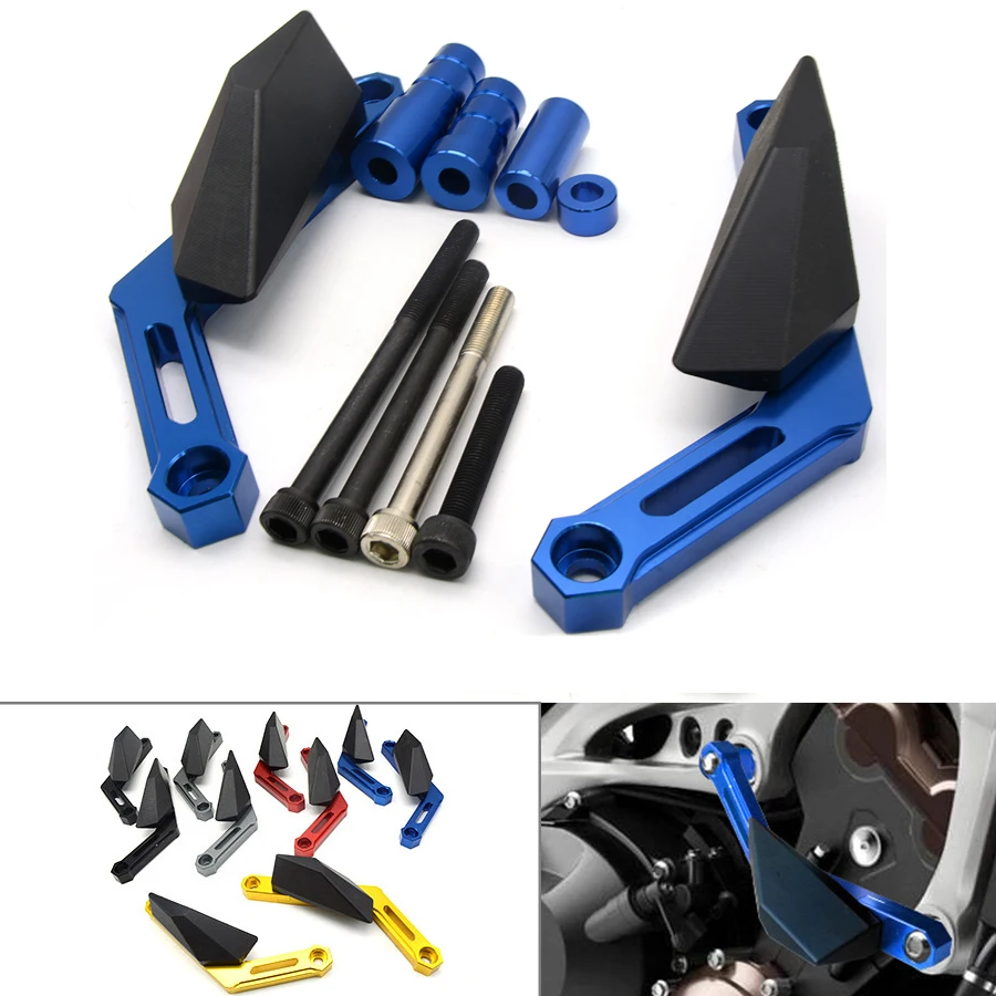 

Moto Frame Sliders For Motorcycle Crash Pads Protect Motorbike Falling Protector For Yamaha SXR900 2016 MT09 MT-09 2013-2016