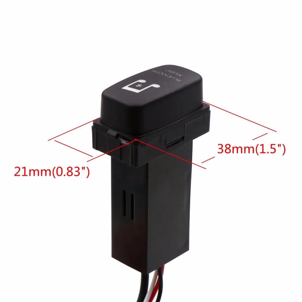 Ceny Samochód muzyka bluetooth moduł adaptera do montażu panelu AUX wyjście wykorzystanie dla Mitsubishi, asx, lancer, outlander, pajero, Fortis