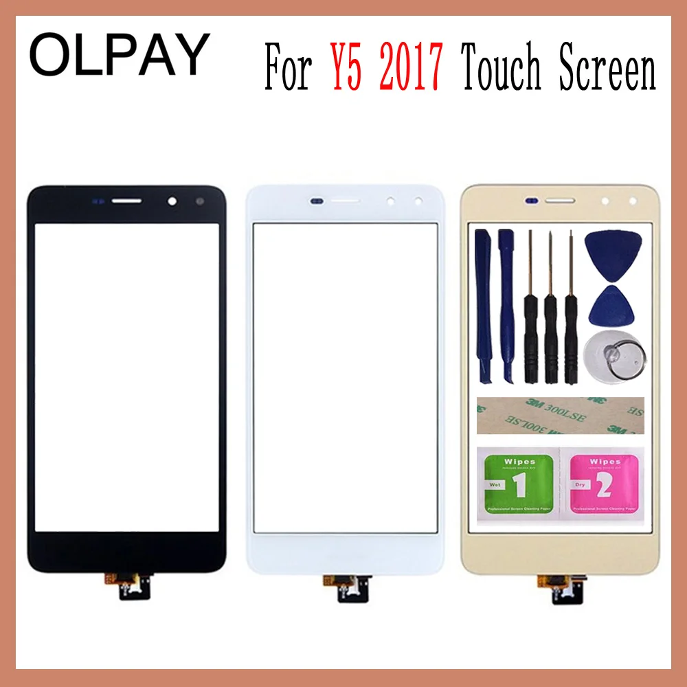 OLPAY 5 0 дюйма для Huawei Y5 2017 Y5III Стандартный сенсорный экран панель дигитайзера