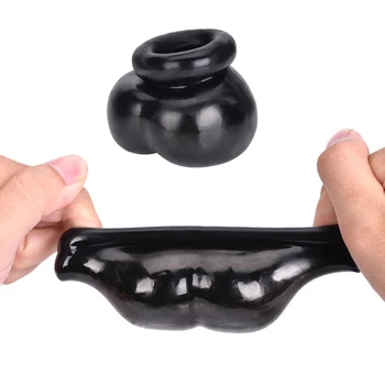 Cock ring penis ring 1PC Soft Scrotum Sleeve ball stretcher Male Penis Cock Ring Time Delay Toys For Man Sex Toys dropshipping 1