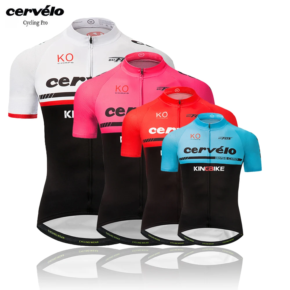

Men's summer cycling jersey 2019 pro team breathable short sleeve bicycle tops Ropa Ciclismo MTB bike racing jacket 8 colors