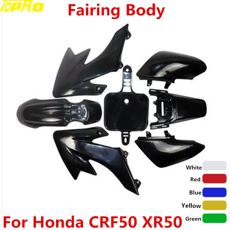 

TDPRO Motorcycle Full Fairing Body Cover Kits Enduro Plastic Fender Mudguards Fit XR/CRF 50 SSR SDG Pitster Pro 50cc 70cc 110cc