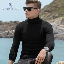 2018 Autumn Winter New High Lead Knitting gray Garment Self-cultivation Jacquard Weave Force Warm Sweater  Men's Wear