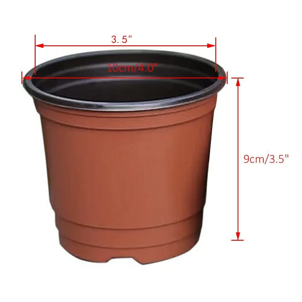 100 Pcs 4 Plastic Plants Nursery Pot Pots Seedlings Flower Plant 100 Pcs 4 Plastic Plants Nursery Pot Pots Seedlings Flower Plant Container Seed Starting In From Home Garden On Aliexpress
