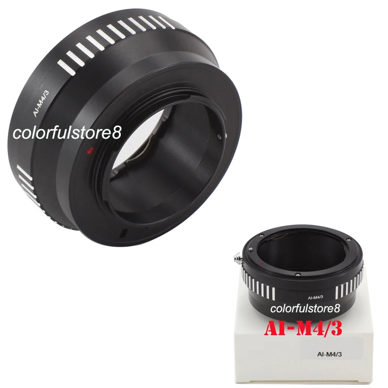 Переходное кольцо для ai-m4/3 для Nikon F AI AF объектив Микро 4/3 M4/3 Камера крепление для Olympus EP1 EP2 EP3 EPL1 EPL2 EPL3 EPM1 EPM2