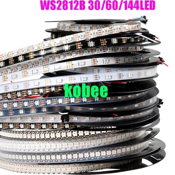 

WS2812B ws2812 30/60/144 pixels 5050 rgb individually addressable led strip light full color tape lanp IP30/IP67 waterproof DC5V