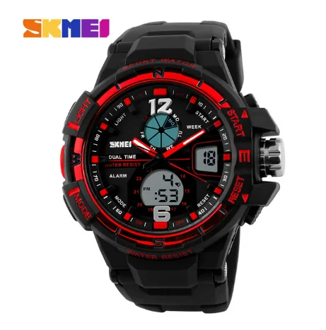 SKMEI G Digital Fashion Style-Men's Military Sport Watches Army Military Wrist Watch sport Quartz Watch - Цвет: C