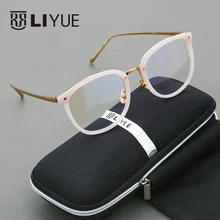 Круглые очки, оправа, прозрачные модные очки, оправа для очков для женщин, очки по рецепту, винтажные компьютерные очки 222