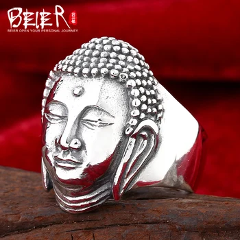 

Beier jewelry 2015 masculion finger ring fashion chinese buddha man ring D0836