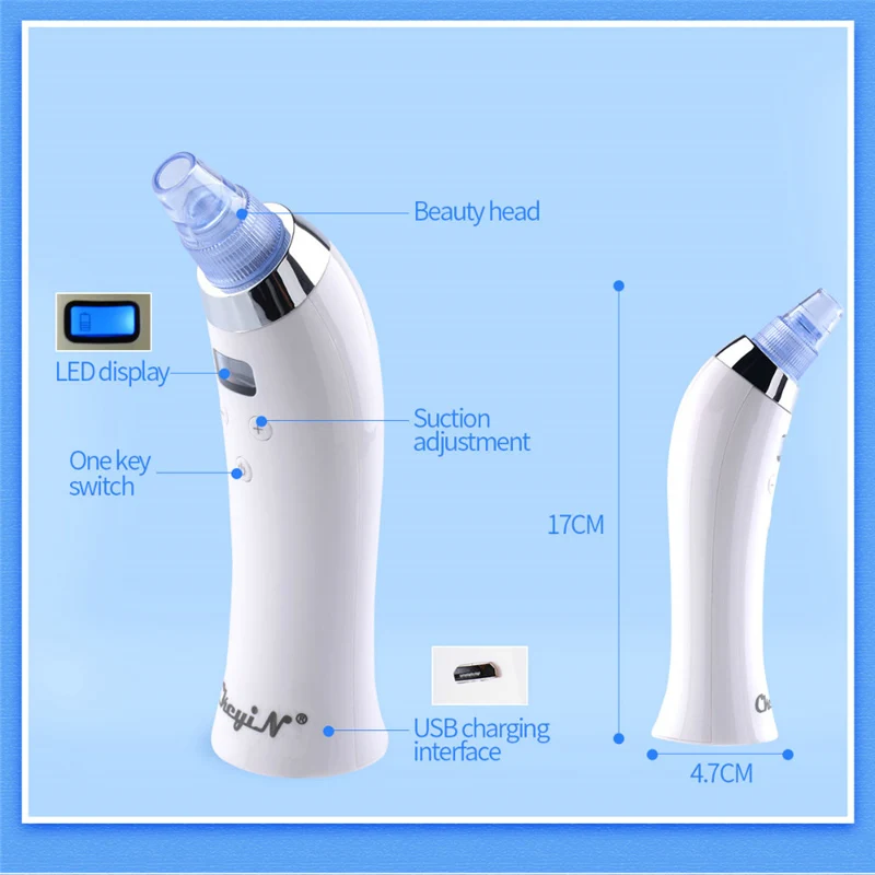 

Vacuum Pore Cleaner Face Cleaning Blackhead Acne Removal Suction Black Spot Cleaner Facial Cleansing Cosmetology Face Machine