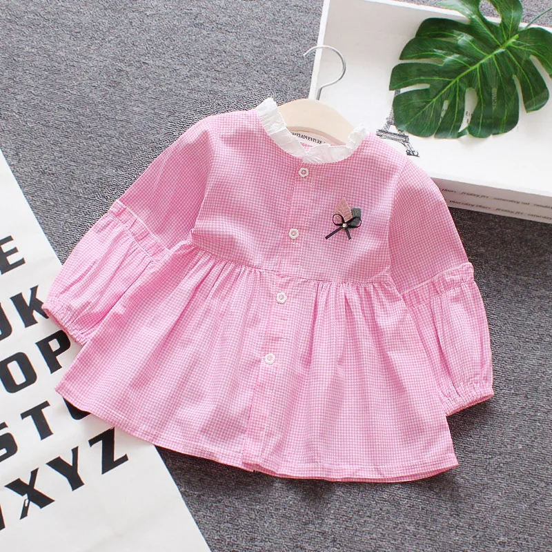 

Vestido Infantil Special Offer Regular Above Knee, Mini Full Cute Cotton 2018 New Baby Dress Young Children's Tide Western Girl