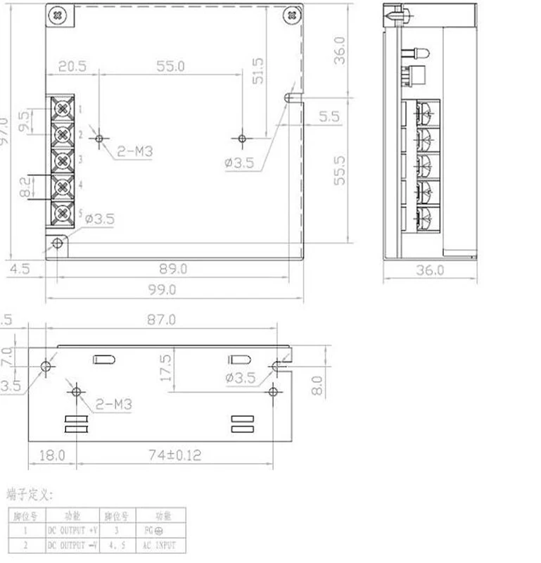 5V 3A 15W Seitching power supply003