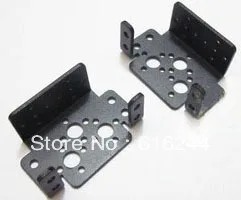 

Free shipping+ wholesale 50pcs/lot Aluminum Multi-Purpose Servo Bracket(2 holes) anodized standard servo bracket