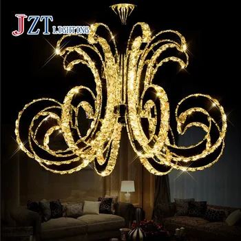 

Z Modern LED Crystal Ceiling Lamp Luxury Art Lustre LED Chip Lamp Fixture For Hotel Restaurant Sittingroom Crystal Droplight