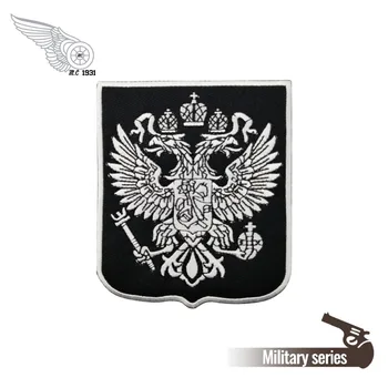 

The Emblem of Birds with Crown Patches DIY Free shipping Vest Rider Embroidered Rider Patch Iron On Front Biker Patch Customize