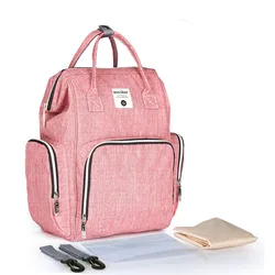 4PCS/SET Multi-function Baby Diaper Backpack Bag Large capacity Mommy Maternity Bag Waterproof Nappy Bag For Stroller With Hook 4PCS/SET Multi-function Baby Diaper Backpack Bag Large capacity Mommy Maternity Bag Waterproof Nappy Bag For Stroller With Hook