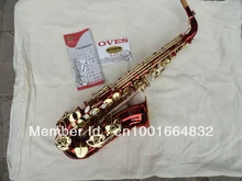 Yanagisawa alto saxophone students the big red gold lacquer press button saxophone