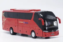 Alloy Model Gift 1:42 Scale KingLong Higer Scania A90 Road Travel Transit Bus Vehicle DieCast Toy Model Collection Decoration new arrival gift lp700 matte 1 18 model car collection alloy diecast scale table top metal vehicle sports race decoration toy
