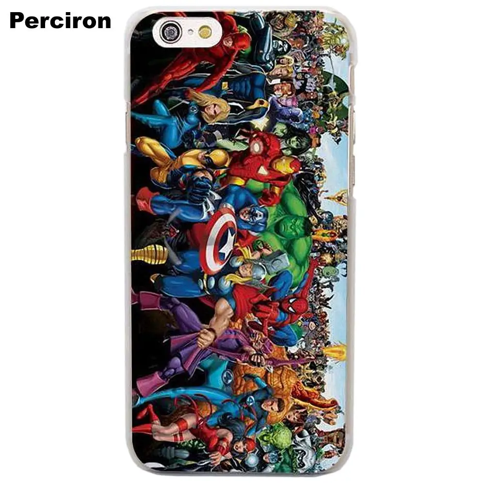 Мстители Капитан Америка щит Железный человек для Apple iPhone 4 4S 5 5C SE 6 6S 7 8 Plus X LG G3 G4 G5 G6