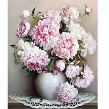 Цветок DIY Краски ing по номерам Акриловая Краски по номерам ручная Краски ed масла Краски ing на холсте для дома декор подарок 806