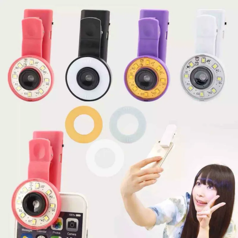 

HOT NEW Universal Phone Flash Mini Smartphone Clip Selfie LED Flash Light Synchronous Auto Flash Speedlite for IPhone 6 6s
