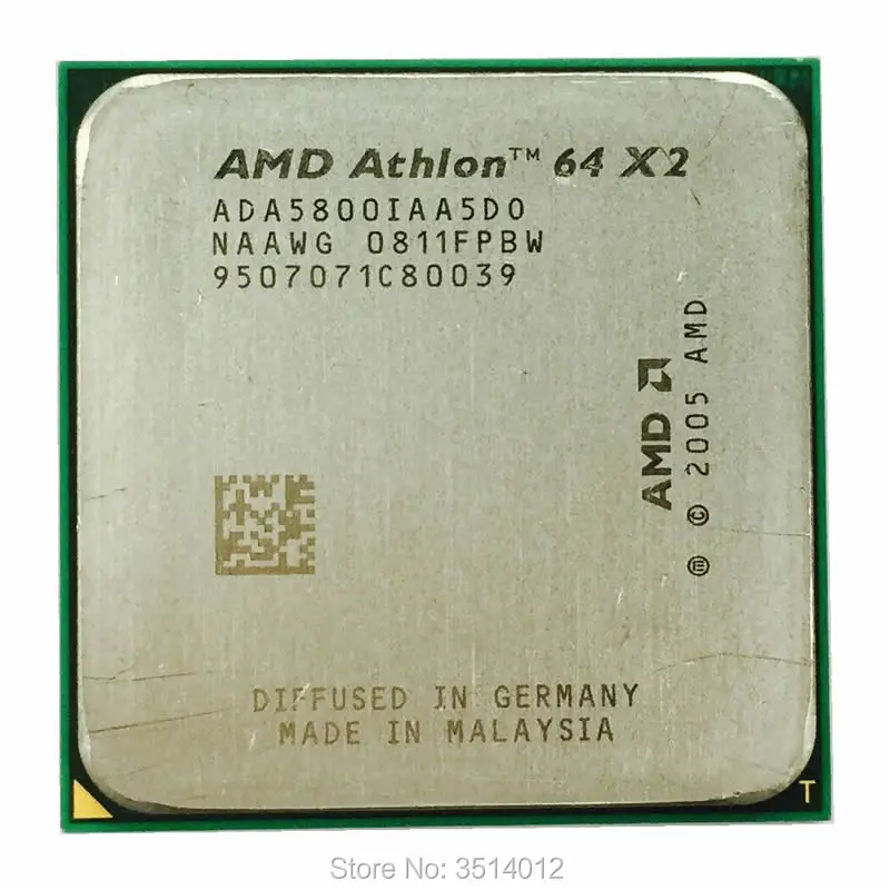 Двухъядерный процессор AMD Athlon 64X2 5800+ X2 5800 3,0 ГГц ADA5800IAA5DO Разъем Am2