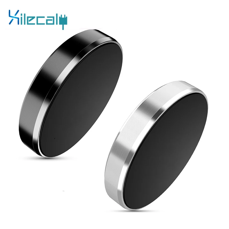 

Magnetic Car Phone Holder 2PCS Universal Wall Desk Metal Magnet Sticker Mobile Stand Phone Holder Car Mount Support Keychain