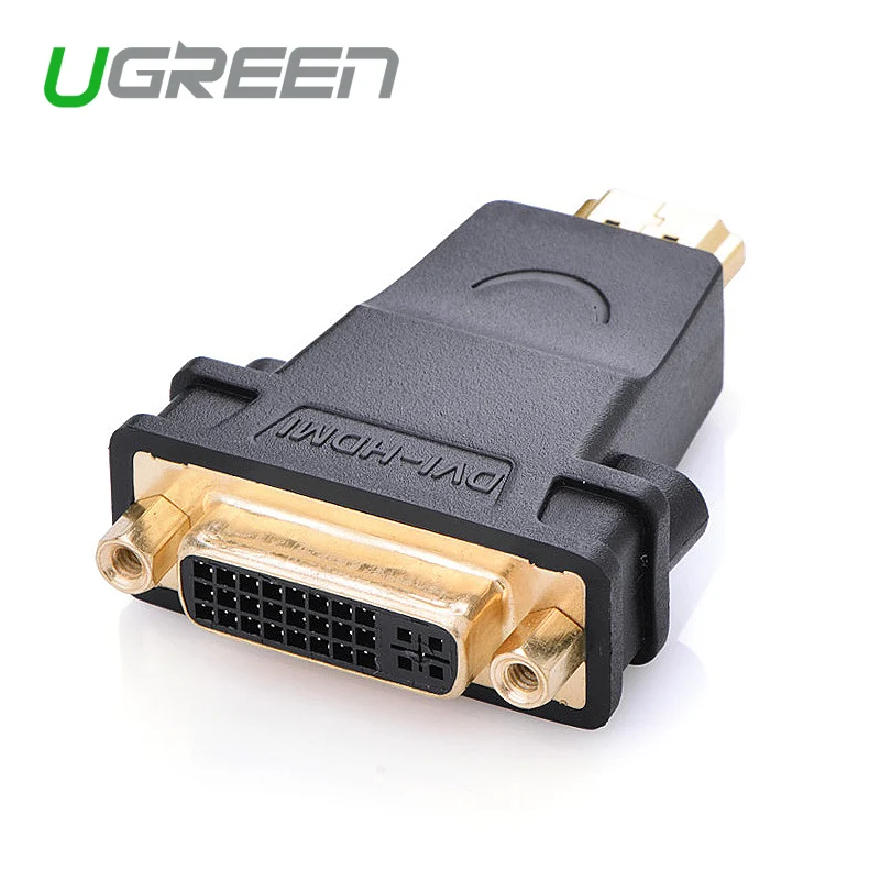 Ugreen HDMI к DVI конвертер «Папа-мама» адаптер 1080P разъем для HDTV DVD проектор HDMI к DVI адаптер DVI 24+ 5 к HDMI