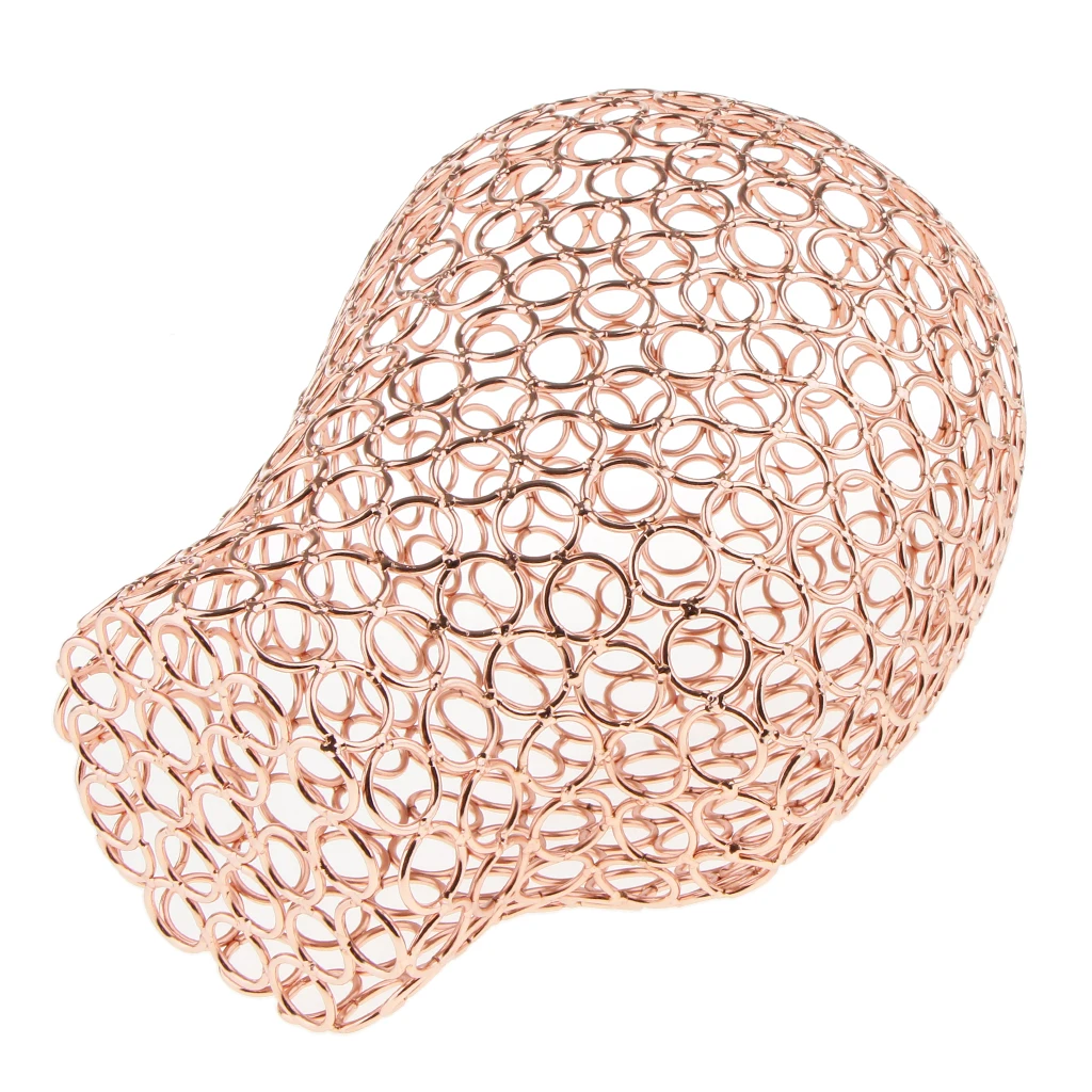 2Pcs Stable Metal Wire Mannequin Head Manikin Model Rack Wigs Hat Jewelry Headset Display Holder Rose Gold/Black
