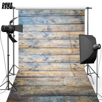 

DAWNKNOW Plank Wall Vinyl Photography Background For Baby Floor New Fabric Polyester Backdrop For Child Photo Studio Floor636
