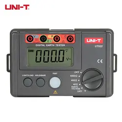 UNI-T UT522 цифровой заземления тестер сопротивления 0-400 В 0-4000 Ом lightning rod молния детектор низкая тестер
