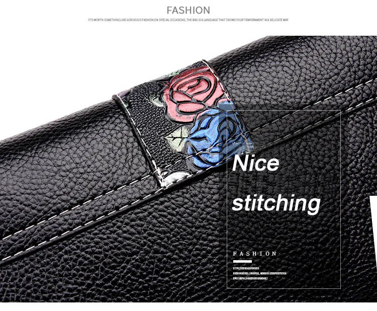 Women's Vintage Floral Printing Messenger Bag Female Black Brown Red Crossbody Flap bag Women Fashion Small Phone Purse Handbags (10)