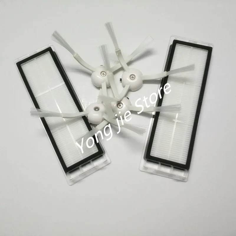 

2 * filter + 4* Side brush Suitable for xiaomi robot roborock s50 xiaomi vacuum 2 roborock