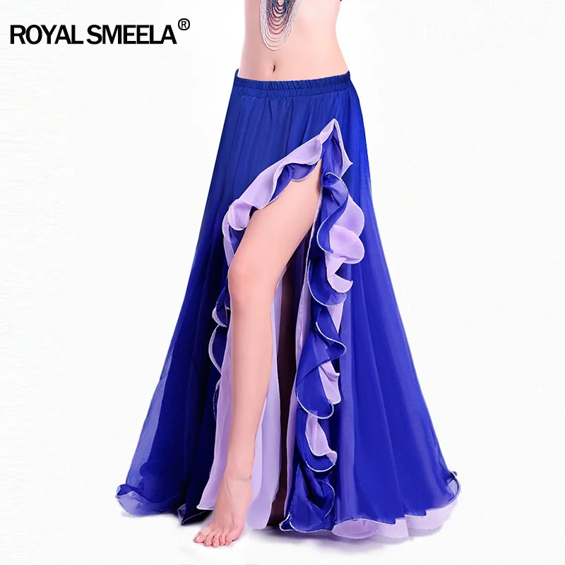 Женский шифоновый костюм для танца живота юбка в форме листа лотоса|skirt ballerina|skirts