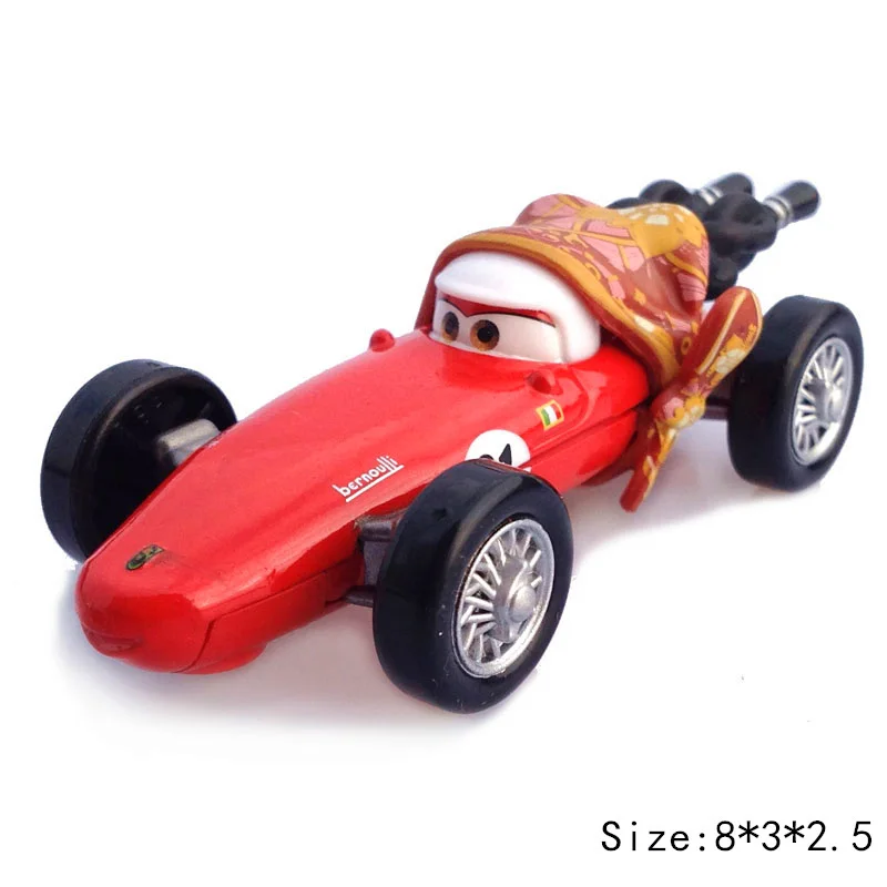 Disney Pixar Cars 3 2 игрушки Молния Маккуин король Холли Francesco матер 1:55 Diecast металлического сплава Модель автомобиля Kid подарок игрушка мальчика