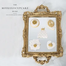 Модный золотой прямоугольник поддон Фруктовая тарелка теберри торт тарелка украшение «флейта Пана» коробка тарелка Подставка для торта