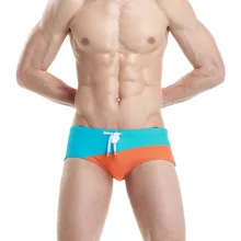 Низкая талия модные сексуальные быстросохнущие мужские плавки треугольные трусы мужские плавки мужские купальники