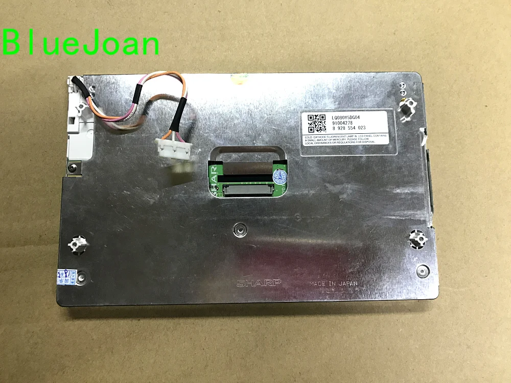 Оригинальный Новый LQ080Y5DG04 8 0 дюймов TFT ЖК-экран дисплей для BMW X5 GPS навигационная