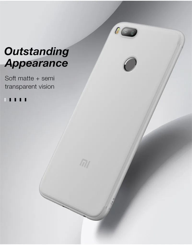Matte TPU Frosted Silicon Phone Cover For Xiaomi Redmi 5 Plus and Xiaomi Models Sadoun.com